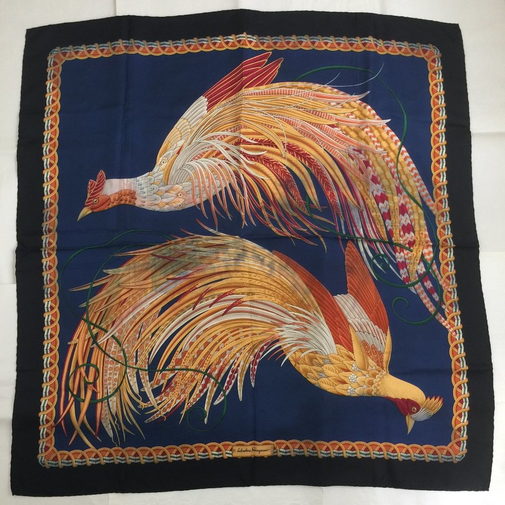 Salvatore Fegerramo Animal Silk Luxury Scarf